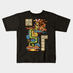 Mayan Vision Serpent Kids T-Shirt